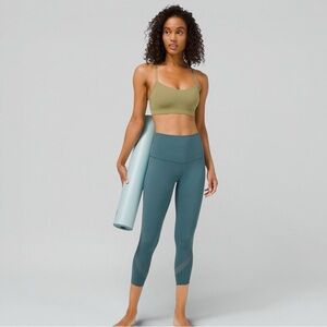 Lululemon Wunder Under Crop High-Rise *Roll Down Scallop Full-On Luxtreme 23"